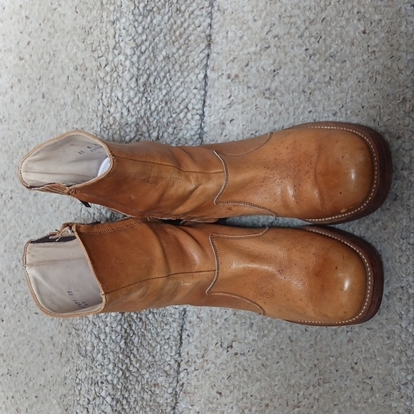 Vintage The Florshein Shoe Leather Boots - Picture 1 of 12